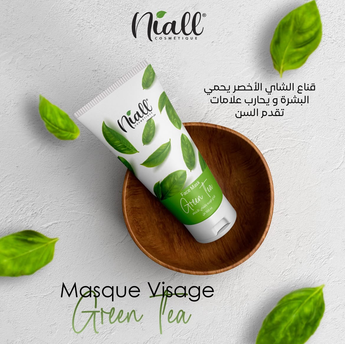 Masque visage thé vert Niall