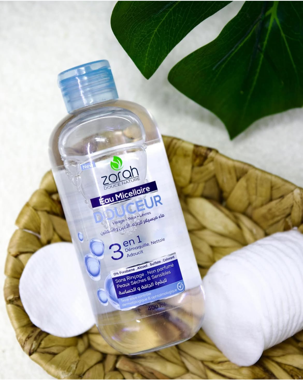 Eau micellaire douceur Zorah