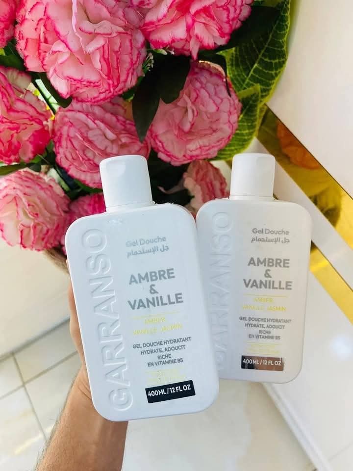 Gel douche Ambre et Vanille Garranso