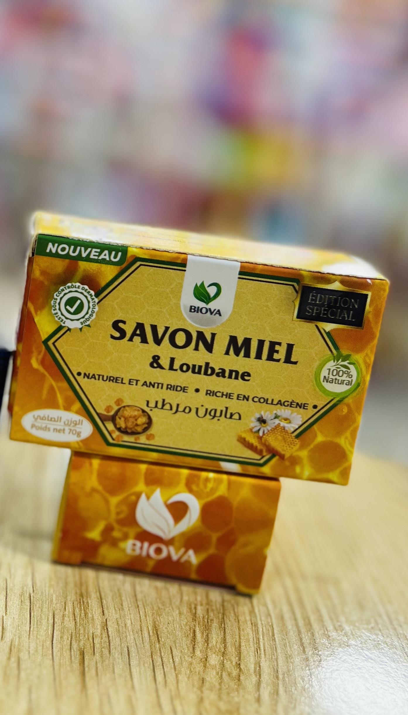 Savon miel Biova