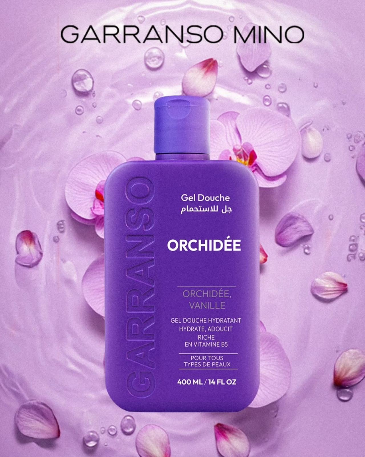 Gel douche Orchidée Garranso