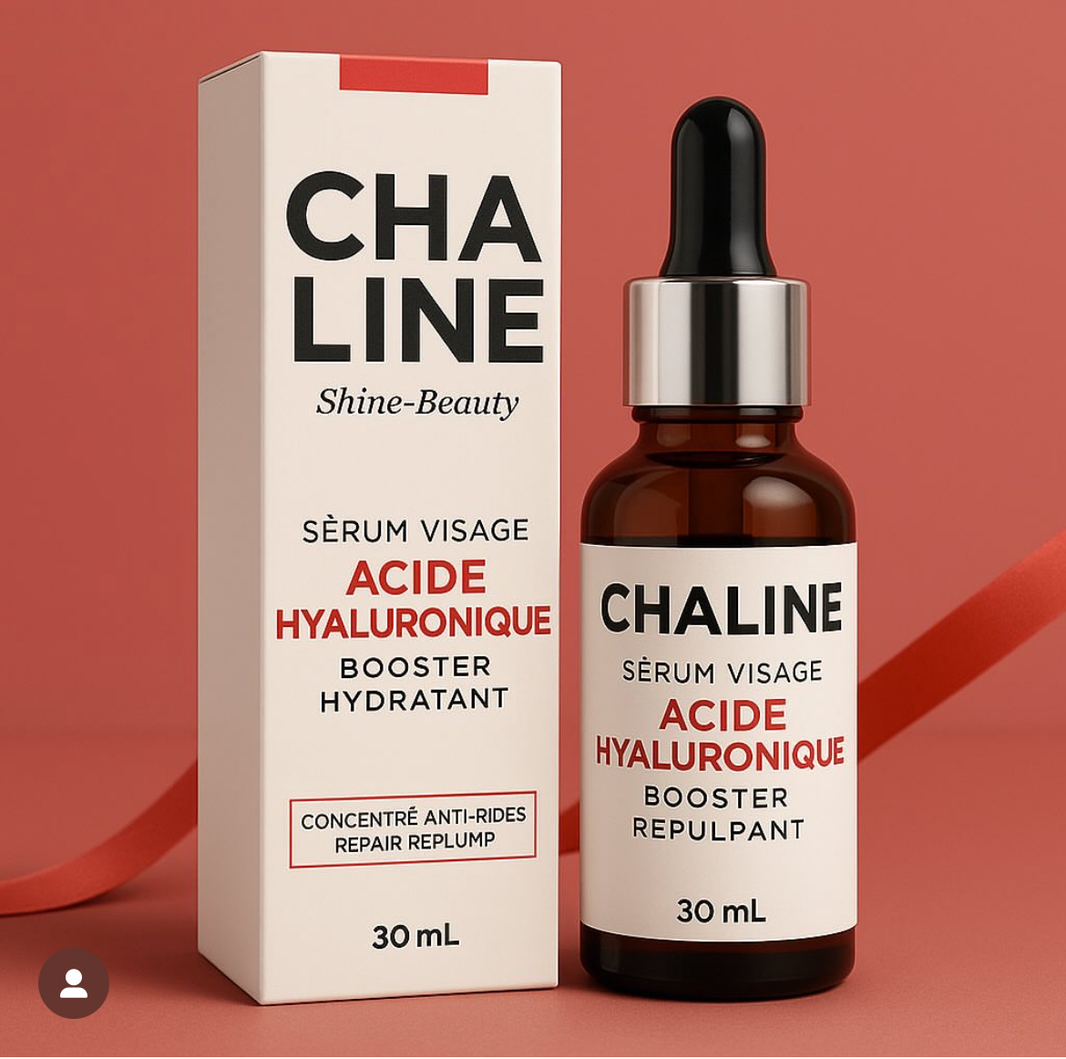 Sérum visage Acide Hyaluronique CHALINE 