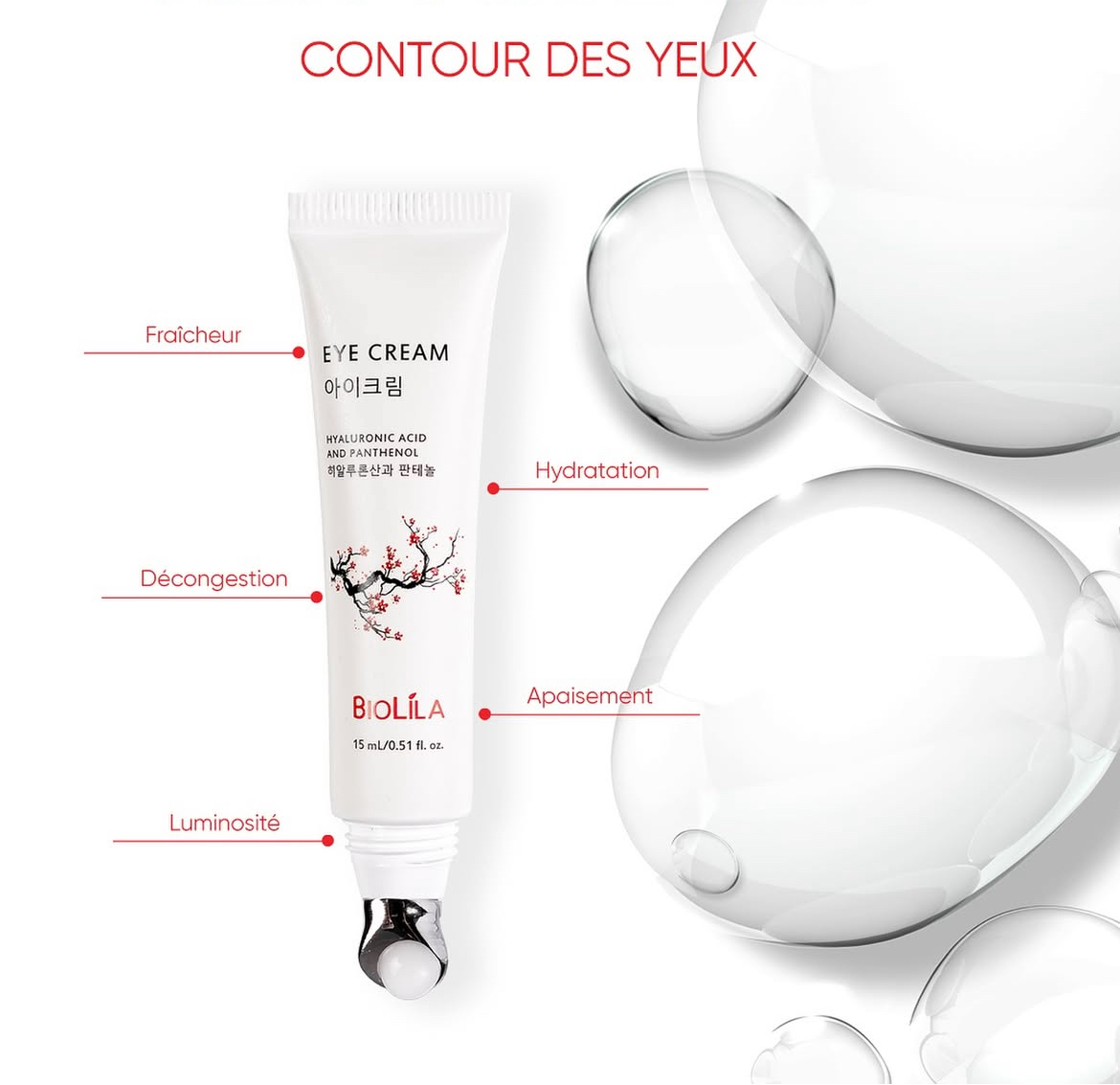 Crème contour des yeux Biolila