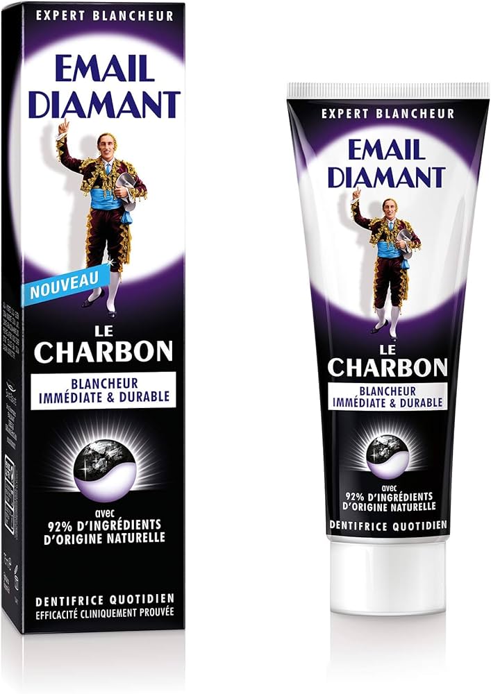 Dentifrice Email Diamant Charbon
