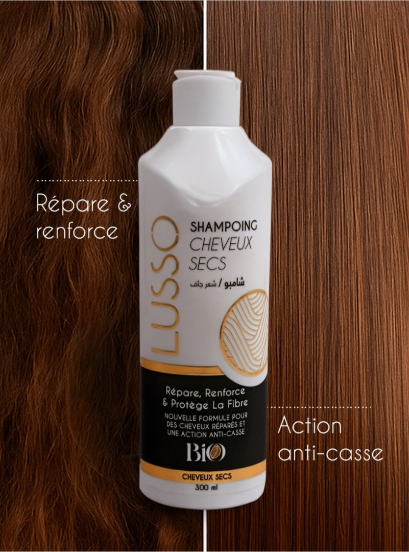 Shampo cheveux secs Lusso