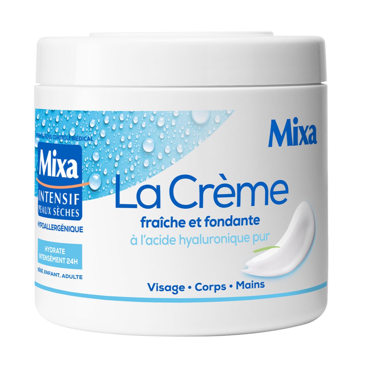 Crème hydratante Mixa fraîche et fondante 