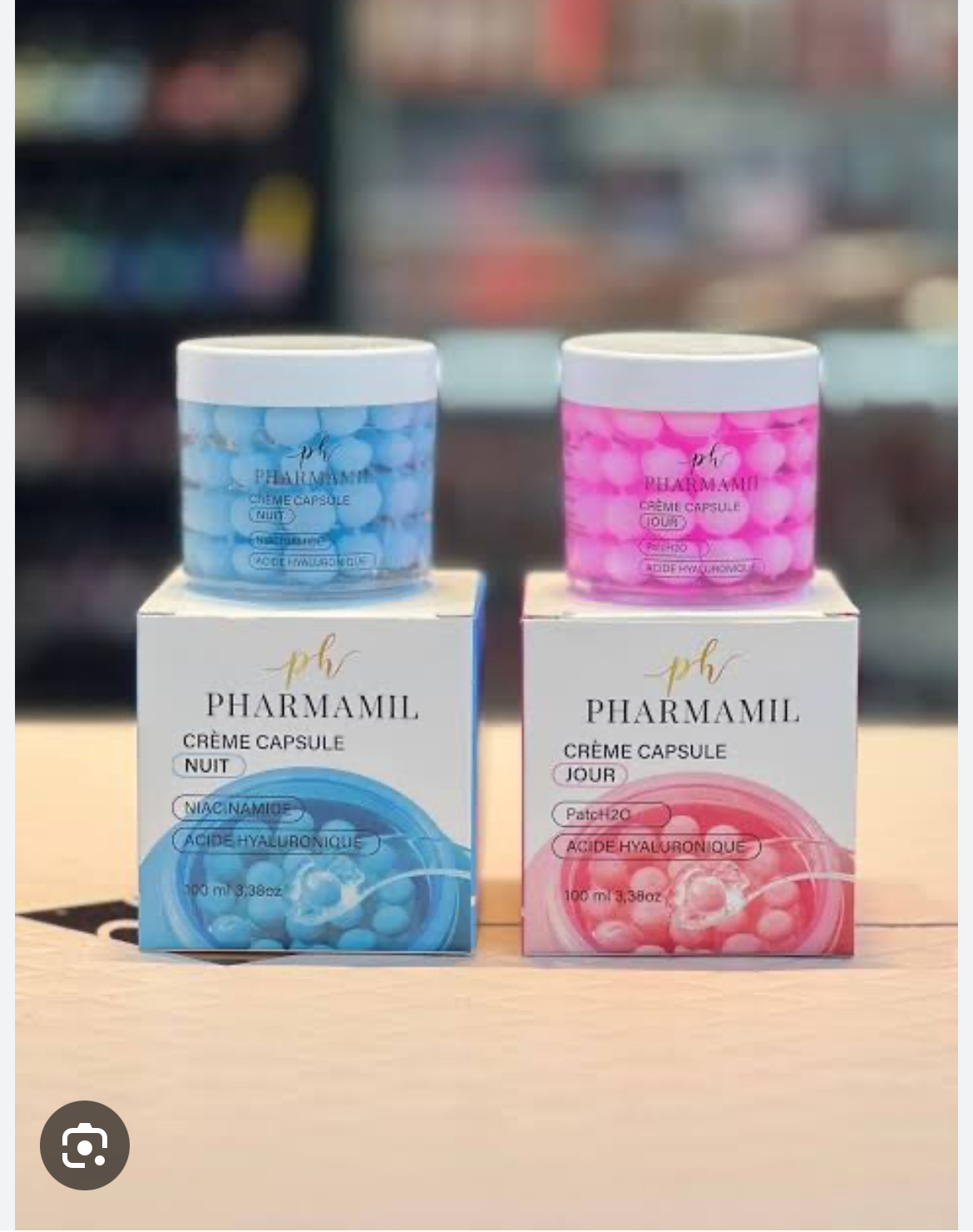 Crème capsule hydratante Pharmamil 