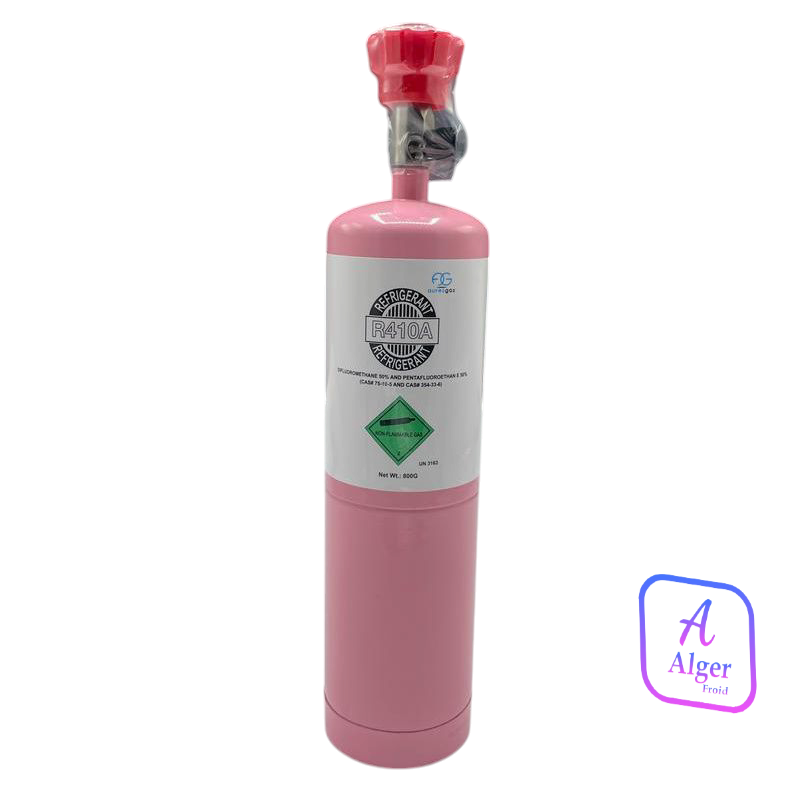 BOUTEILLE GAZ R410A REFRIGERANT 800G + VANNE