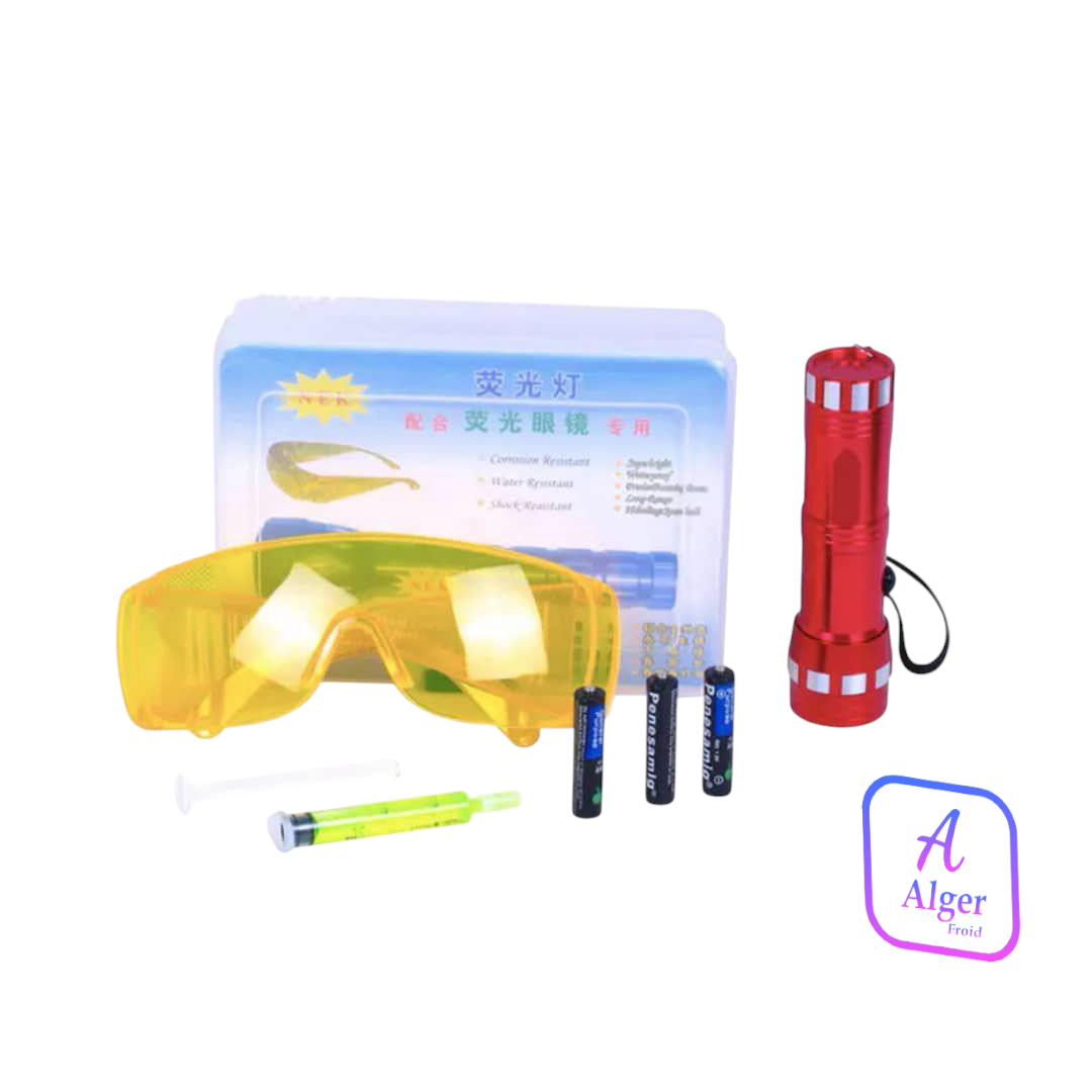 LAMPE TORCHE UV + LUNETTE + TRACEUR 60ML