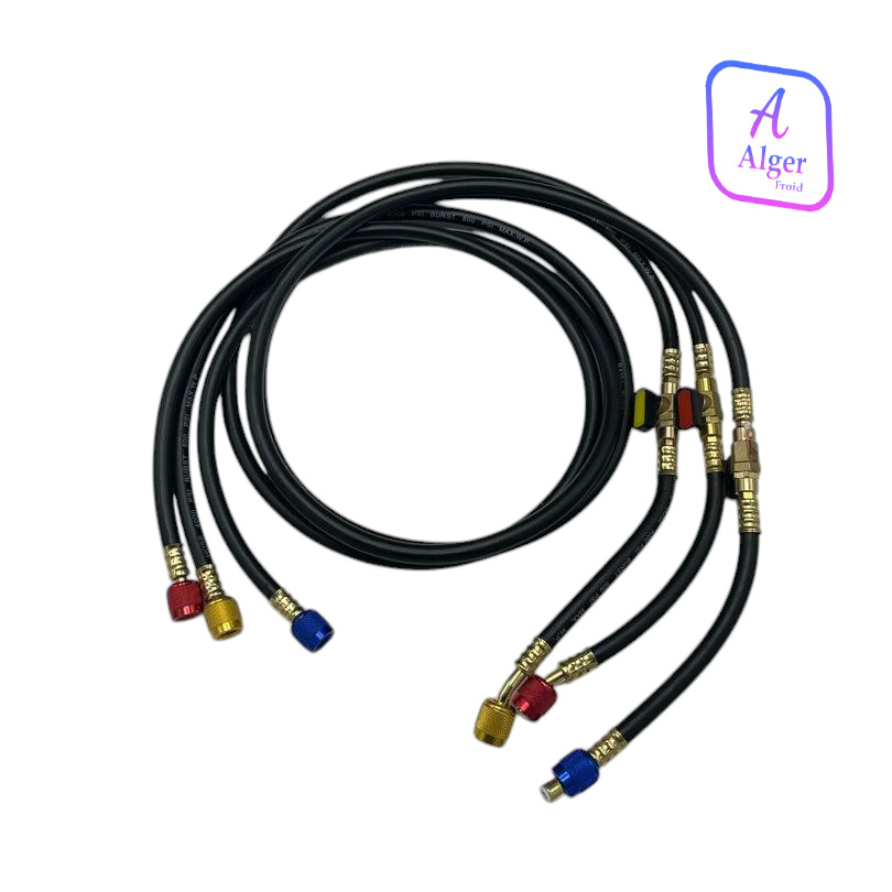 JEUX DE FLEXIBLE R134__R410 + VANNÉ 150CM NOIR