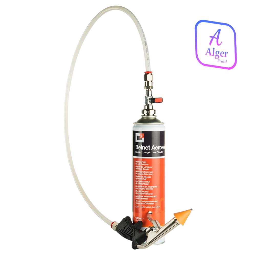PISTOLET DE BOUTEILLE PRODUITS NETTOYAGE CIRCUITS FRIGORIFIQUE
