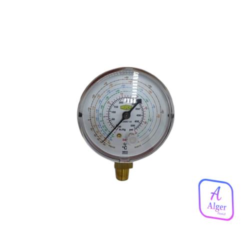 REFCO MANOMETRE HAUTE PRESSION 35BAR R407 R404 R134 R22 ROUGE