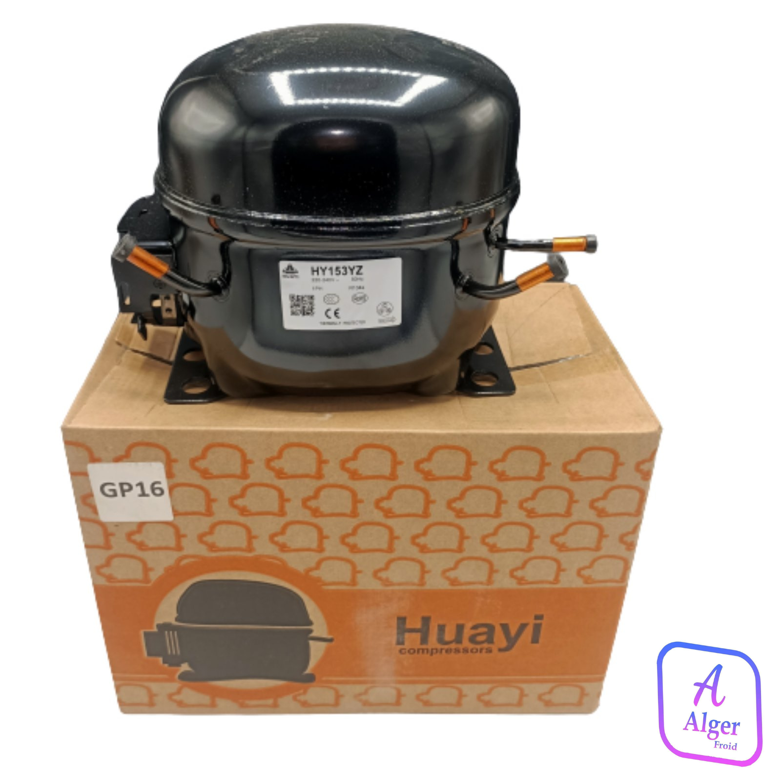 COMPRESSEUR HUAYI /CUBIGEL GP16--RF--HY153YZ R134