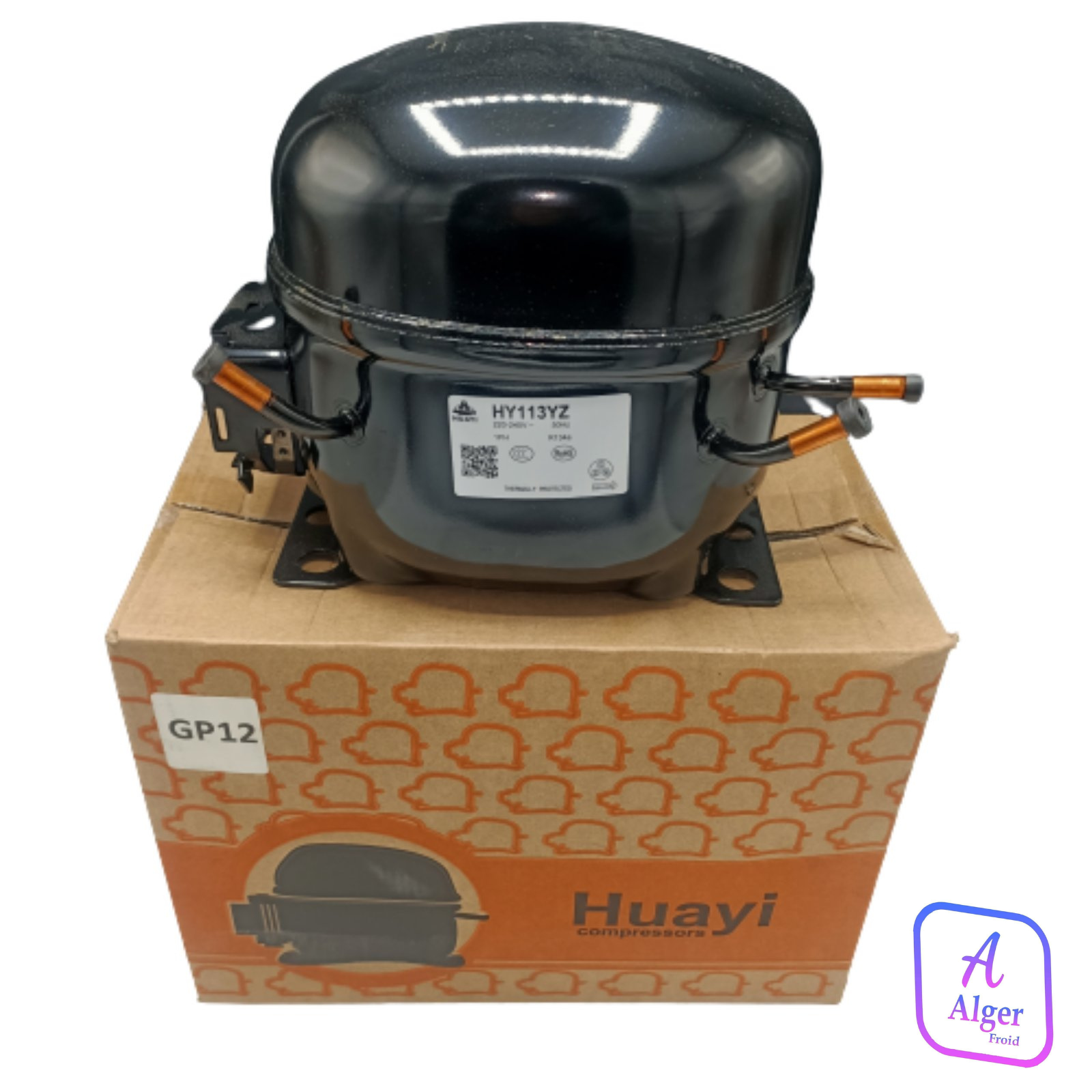 COMPRESSEUR HUAYI /CUBIGEL GP12 --RF--HY113YZ R134