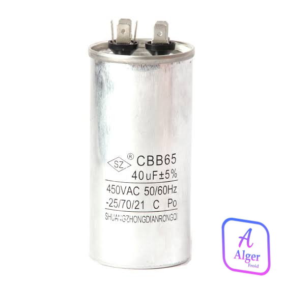 CONDENSATEUR CLIM 40UF-450VAC