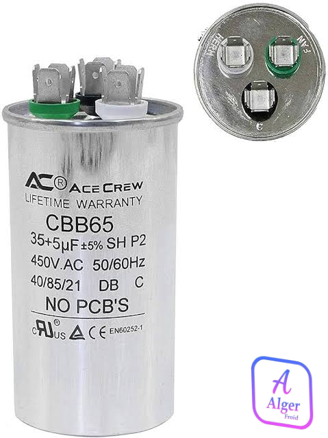 CONDENSATEUR CLIM 35UF+5UF --450VAC