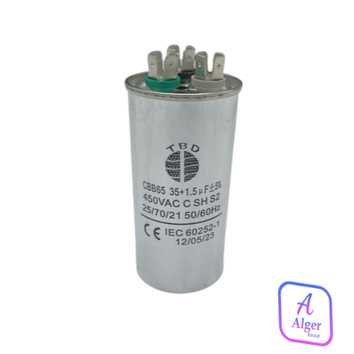 CONDENSATEUR CLIM 35UF+1.5UF --450VAC