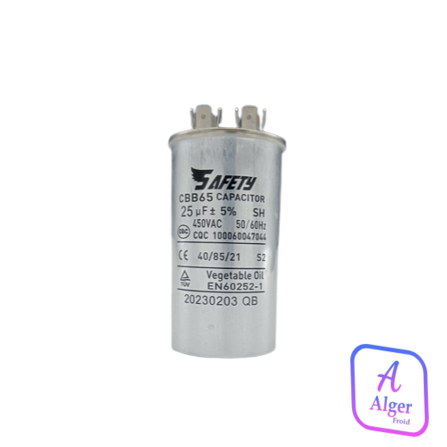 CONDENSATEUR CLIM 25UF-450VAC