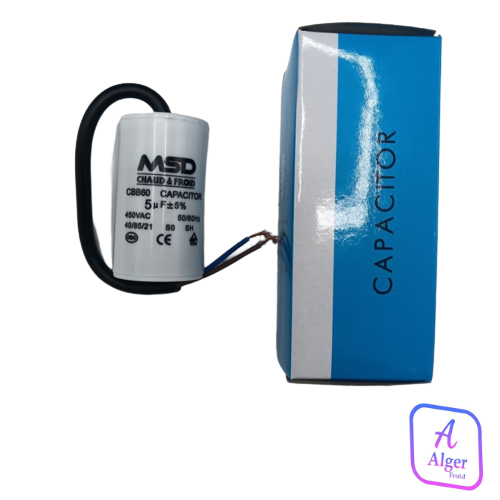 CONDENSATEUR 5uf -450VAC CABLE