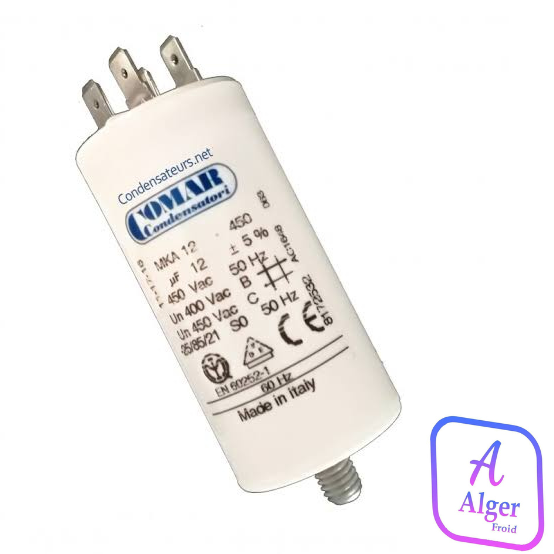 CONDENSATEUR 12UF-450VAC COSSES