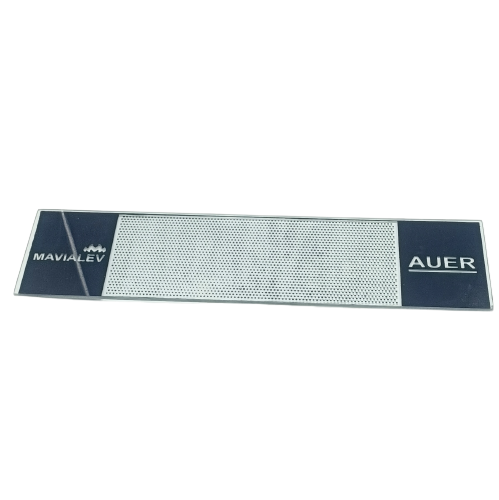 VERRE FACADE  CHAUFFAGE AUER 56CM*14CM