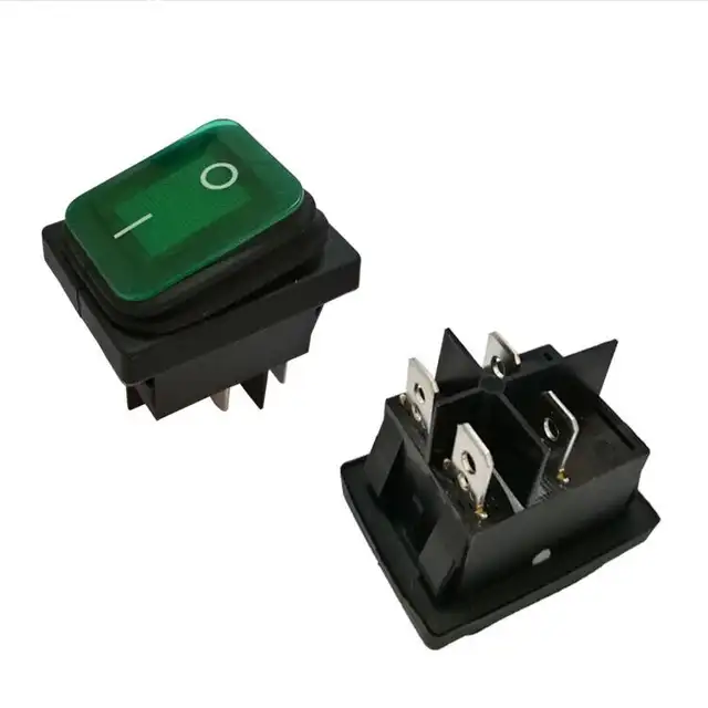 INTERRUPTEUR ETANCHE VERT  NV