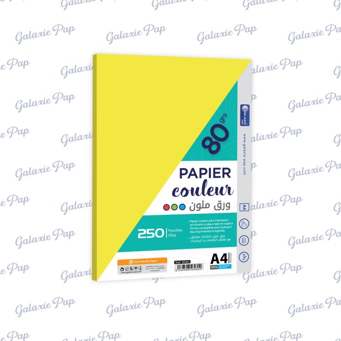 Papier-Ordinaire coloré jaune foncé A4 80gr