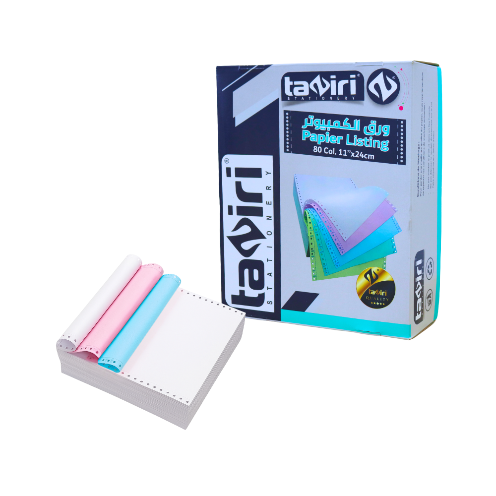PAPIER LISTING 11x24 3 EXP 500 PLIS TZ1055 TAZIRI