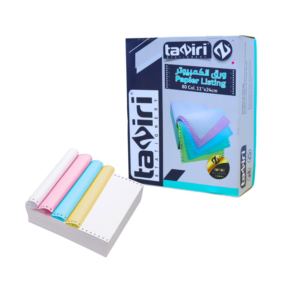 PAPIER LISTING 11x24 4 EXP 500 PLIS TZ1056 TAZIRI