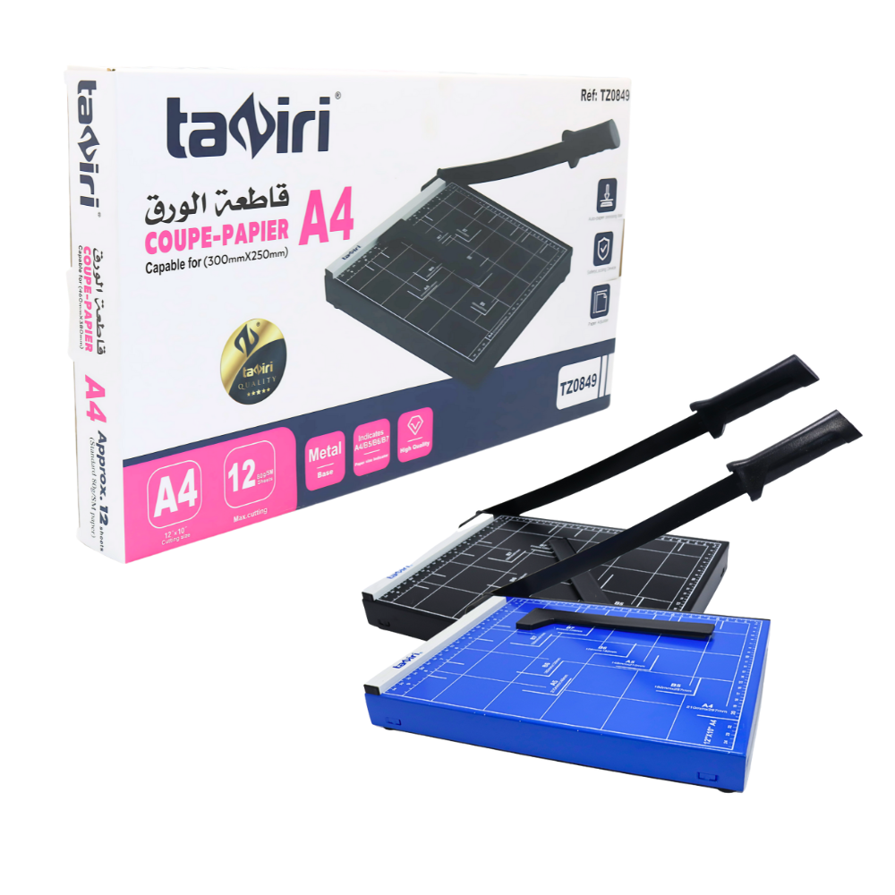 (IMP) MASSICOT A4 CORPS METALLIQUE TZ0849 TAZIRI