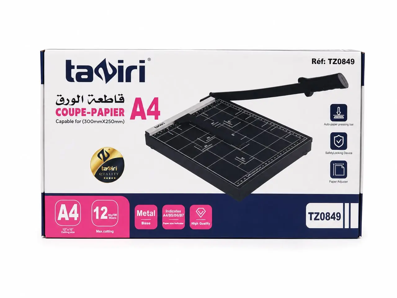 Massicot A4 corps metalique tz0849 taziri