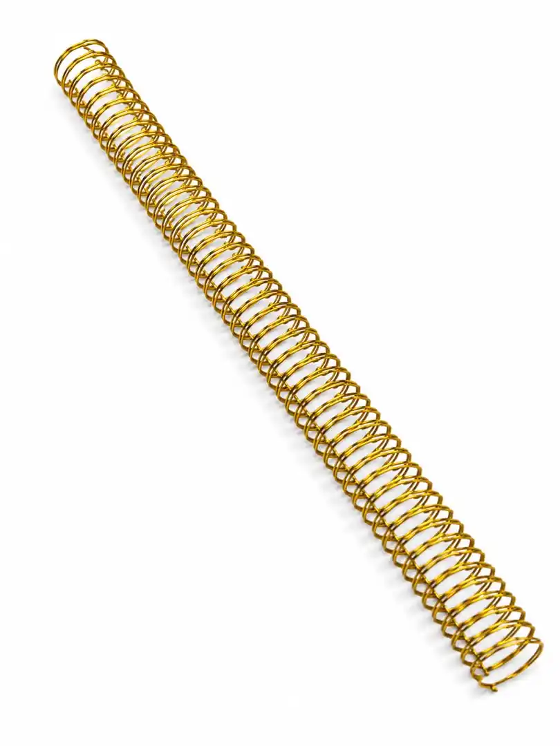 SPIRAL METALLIQUE 12.7MM BOIT 100PCS  TZ0875 Bleu
