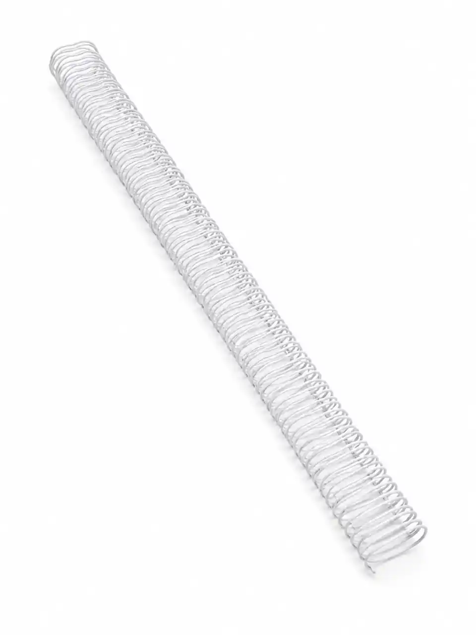 SPIRAL METALLIQUE 14.3MM BOIT 100PCS TZ0876 Blanc