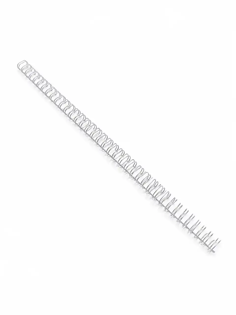SPIRAL METALLIQUE 6.4MM BLANC BOIT 100PCS TZ0871 TAZIRI
