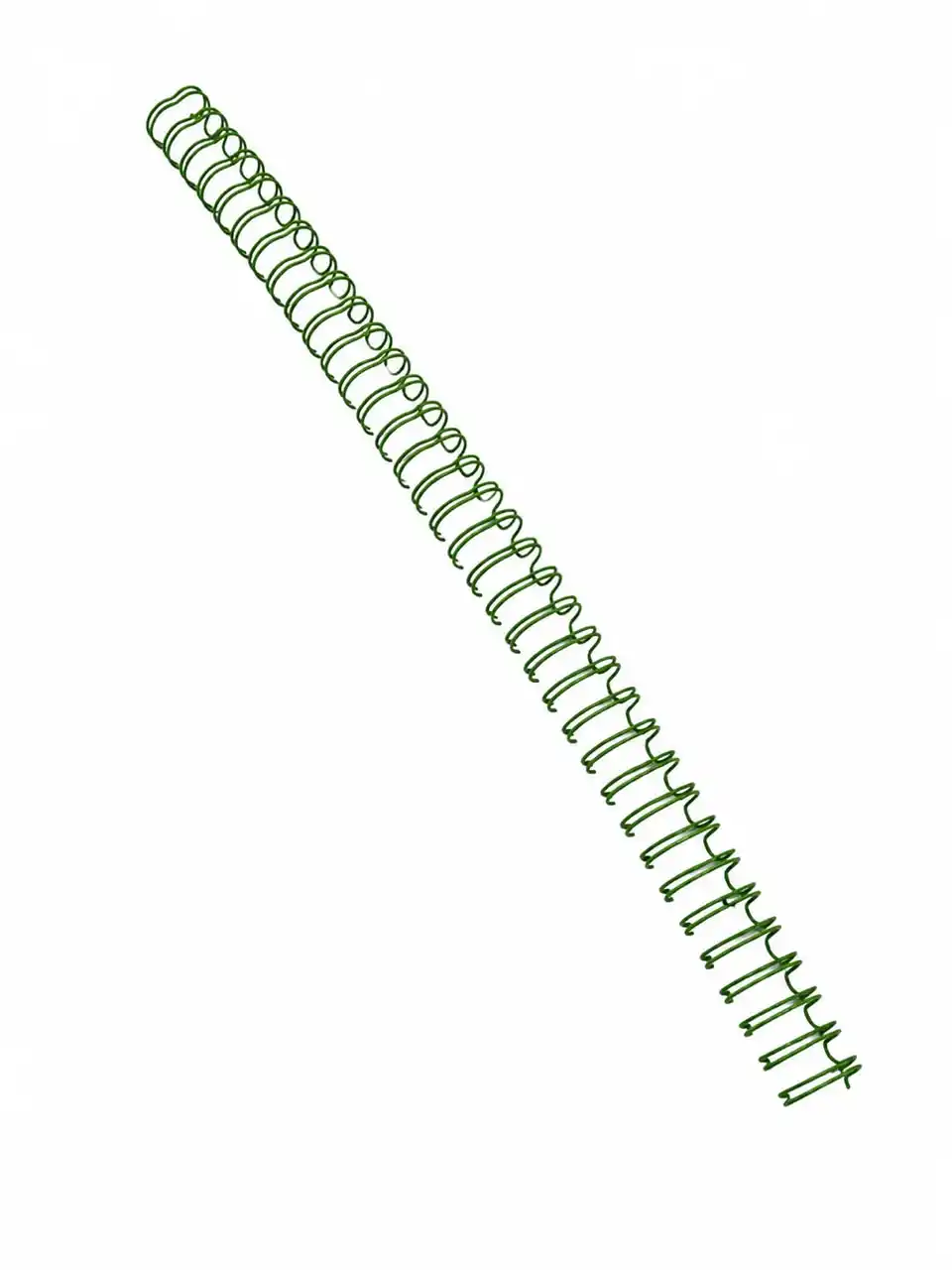 SPIRAL METALLIQUE 9.5MM VERT BOIT 100PCS TZ0873 TAZIRI