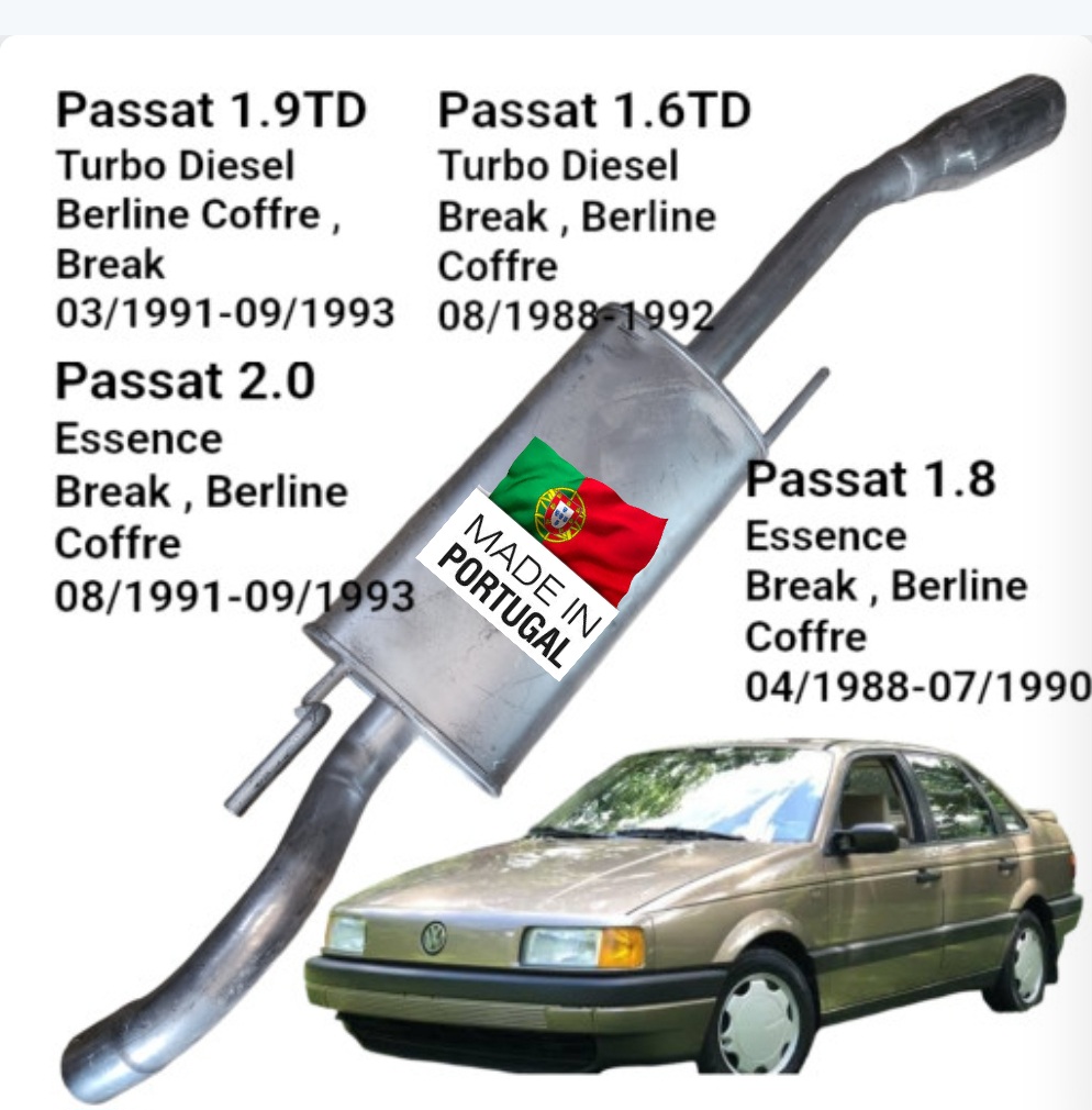 ¹Silencieux Arrière Passat Vp Vw 80173 القدرة الاخيرة 