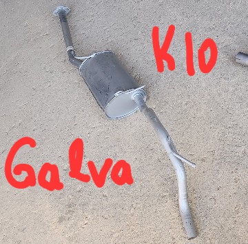 ¹Silencieux Arrière K10 Bl Galva 2100 القدرة الاخيرة 
