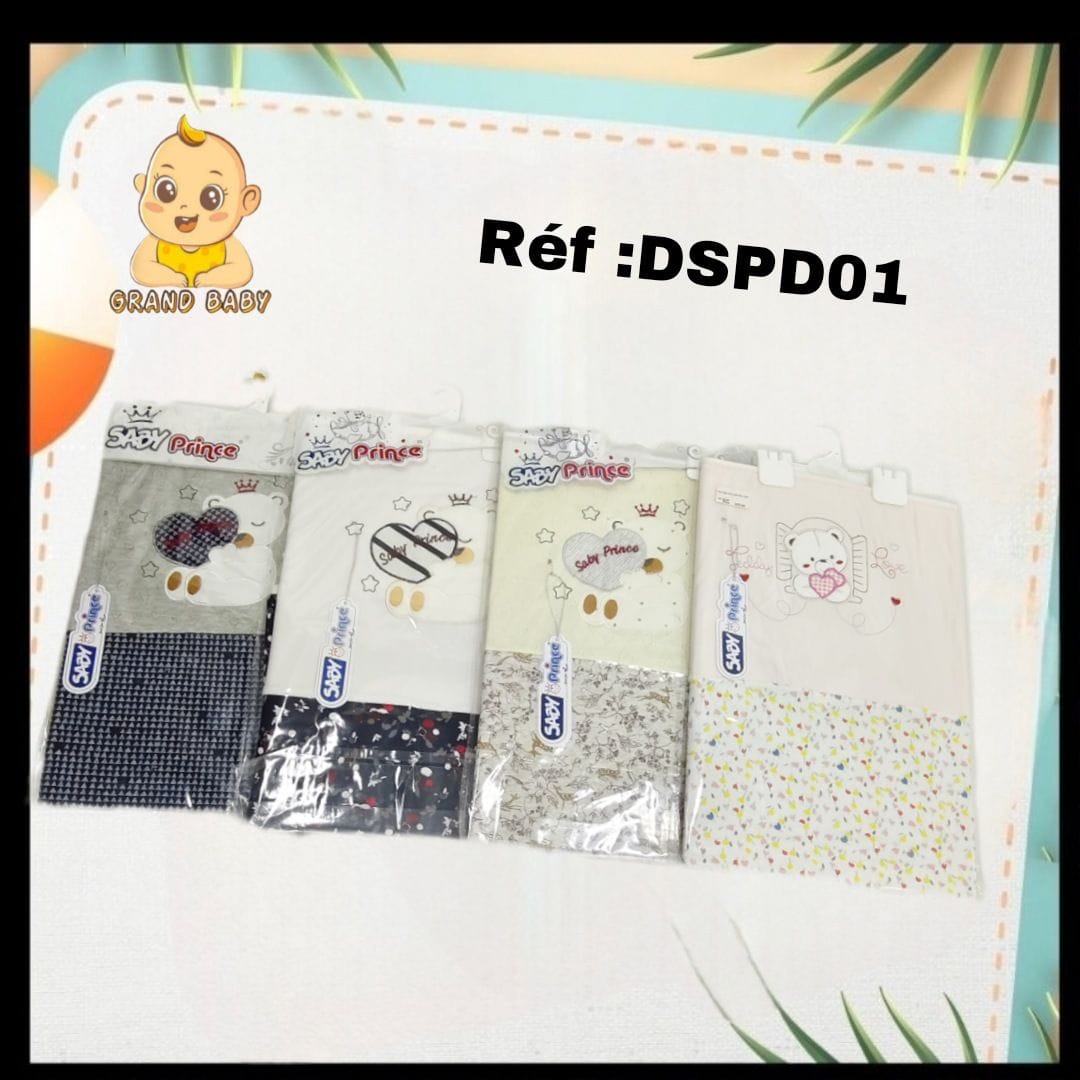 DRAP BEBE COTON SABY PRINCE 