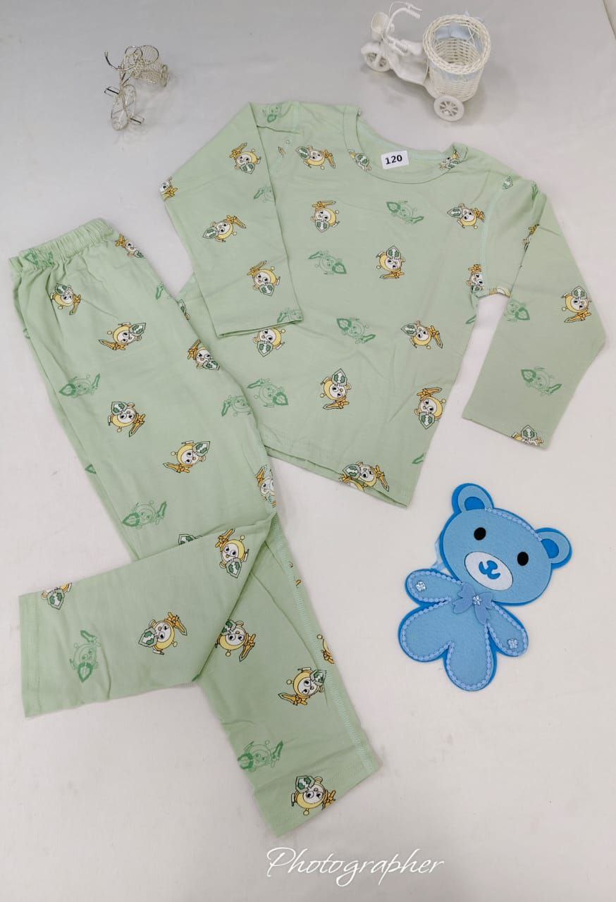 PIJAMA COTON  CHINA VERT