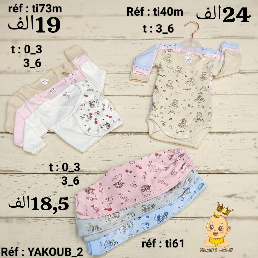 COLCTION BEBE KENN BABY 0-3/3-6/6-9