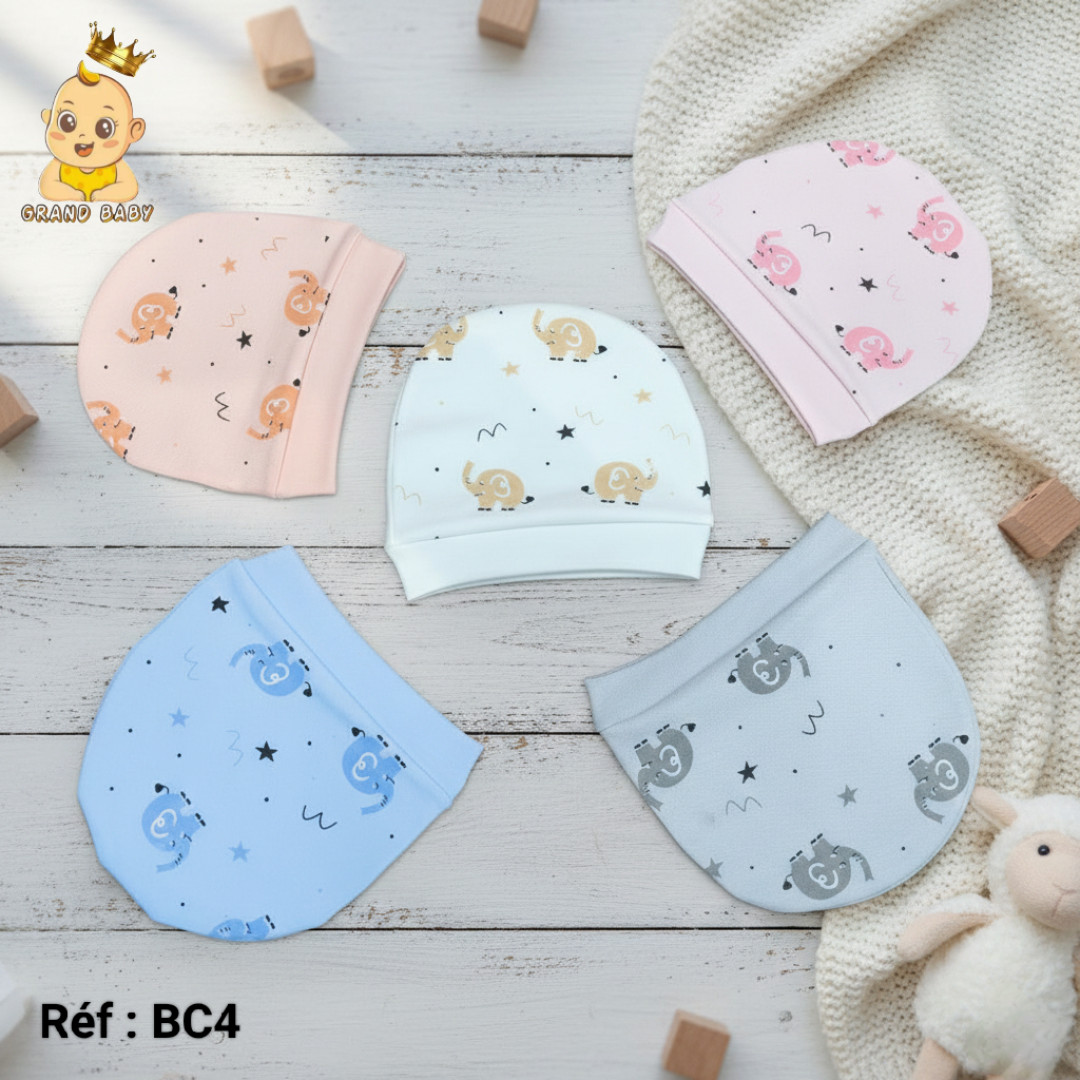BONNET COULEUR EN COTON SMAIL