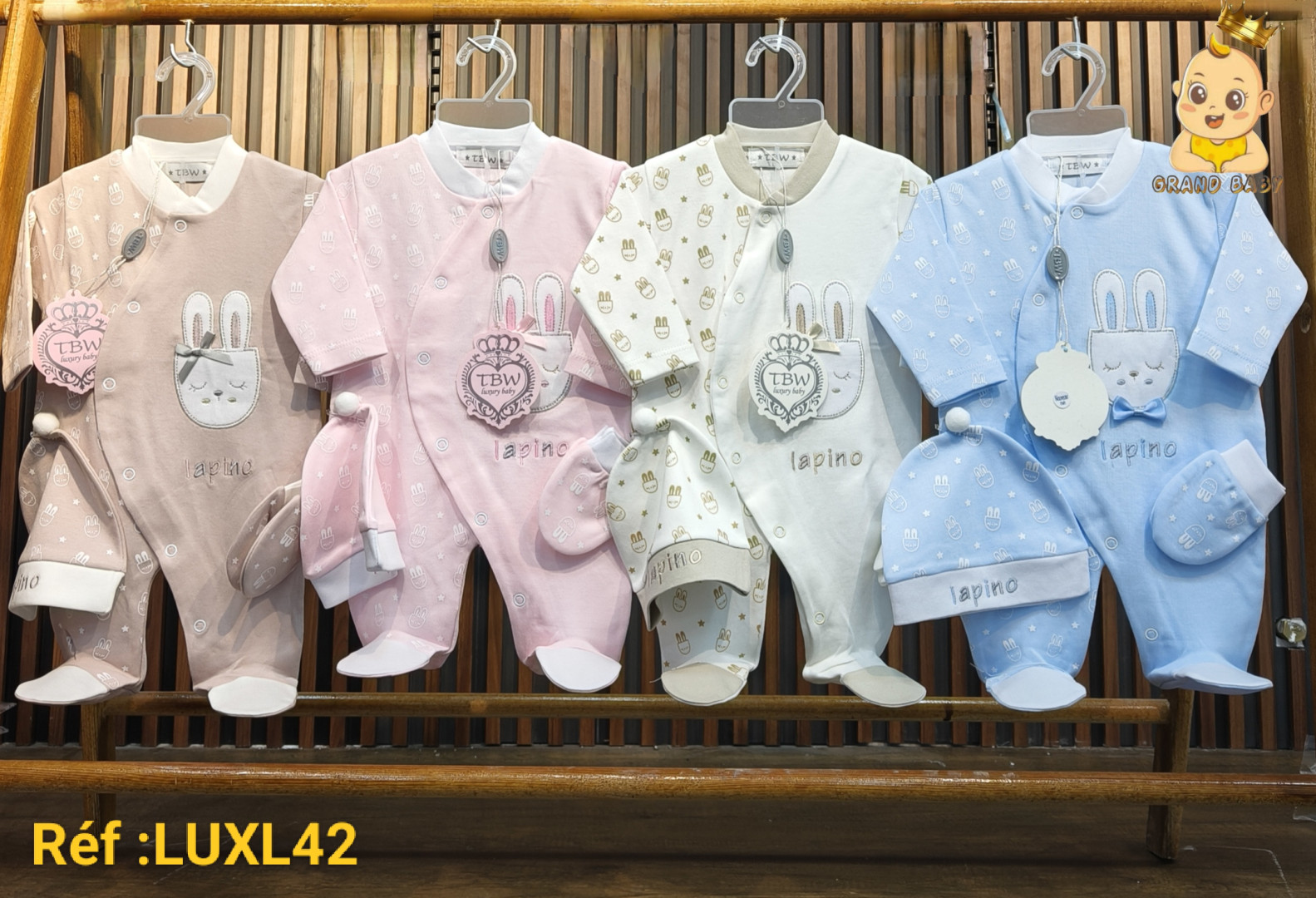 GRENO ULLERE BEBE 3PCS  LAPIN TBW