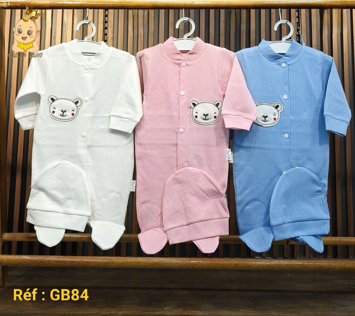 GRENN COTON 2P BEAR CL STAR ZINE