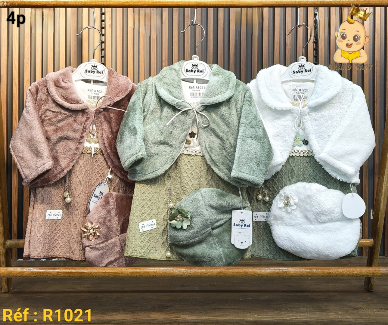 ROBE+BODYCU+BOLERO+BERET+ 1-3M