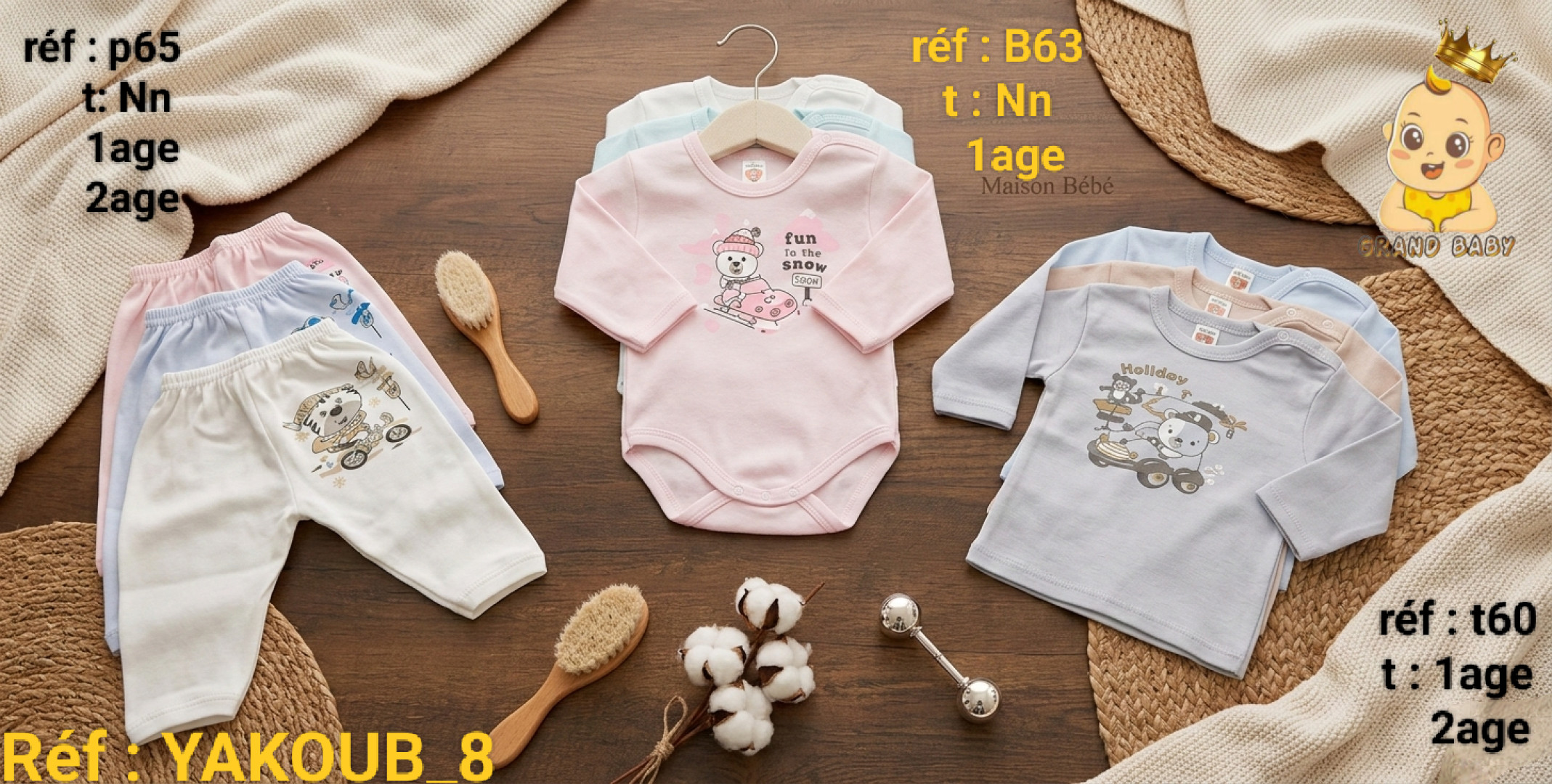 COLTTION BABY YACINE NN/1AGE/2AGE
