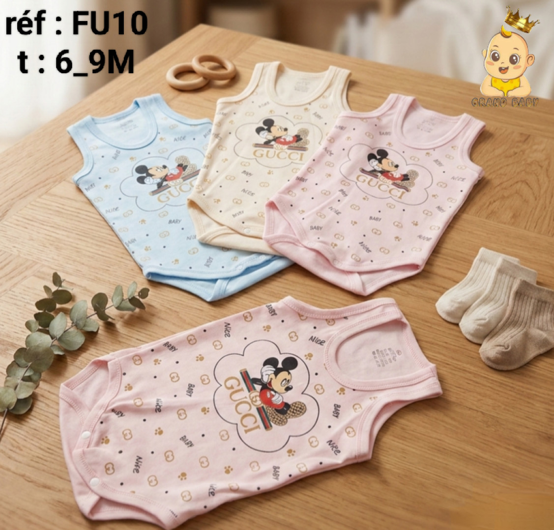 BODIE CUL GILETS GICCI 3-9M GRAND.