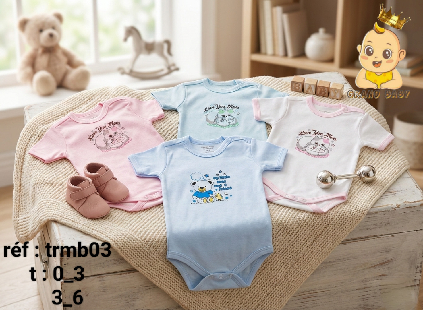 BODY CULOTTE DM 3-6-9M SANA LUX