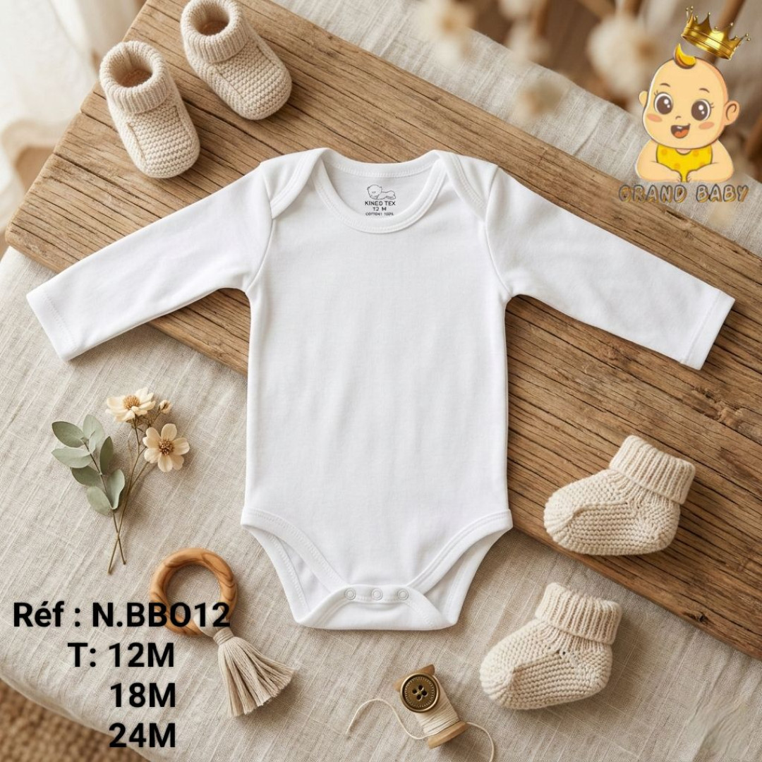BODY CULOTTE ML BL 12-24M NINOUTEX