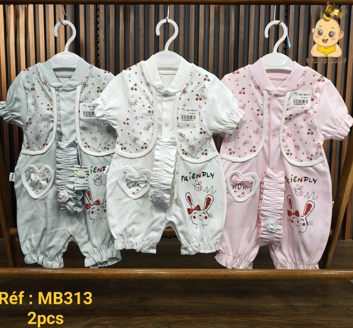 BARBOTESBB+BONDANA 1-3 3-6M