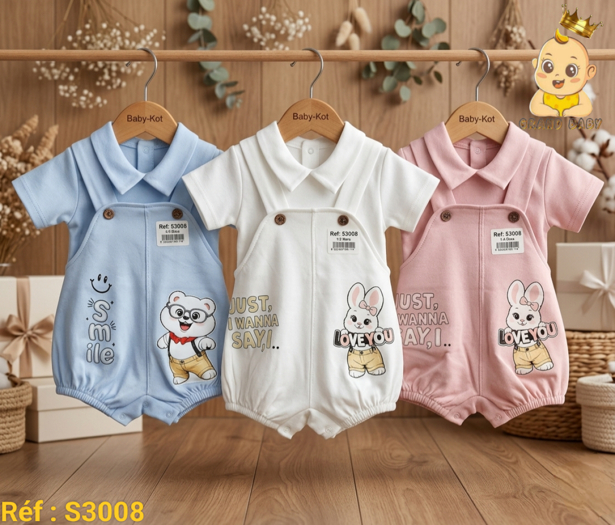 SALOPAT BEBE 1-3M 2PS SABY ROI